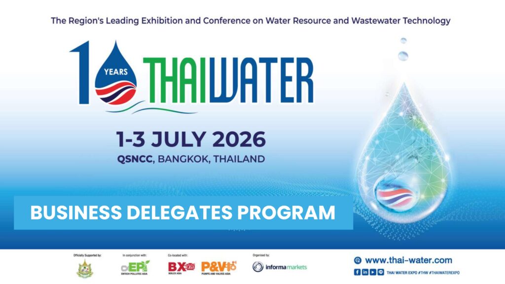 Hội chợ Triển lãm Quốc tế: Thai Water Expo (THW) 2026 (thw) compact business delegates program as of 230126 compressed 2 (1) trang 001